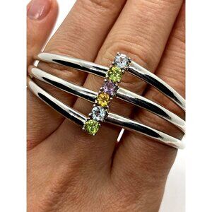 925 STERLING SILVER SPINEL BRACELET